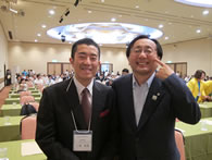 写真:プロテオグリカン協議会にて青森県知事と